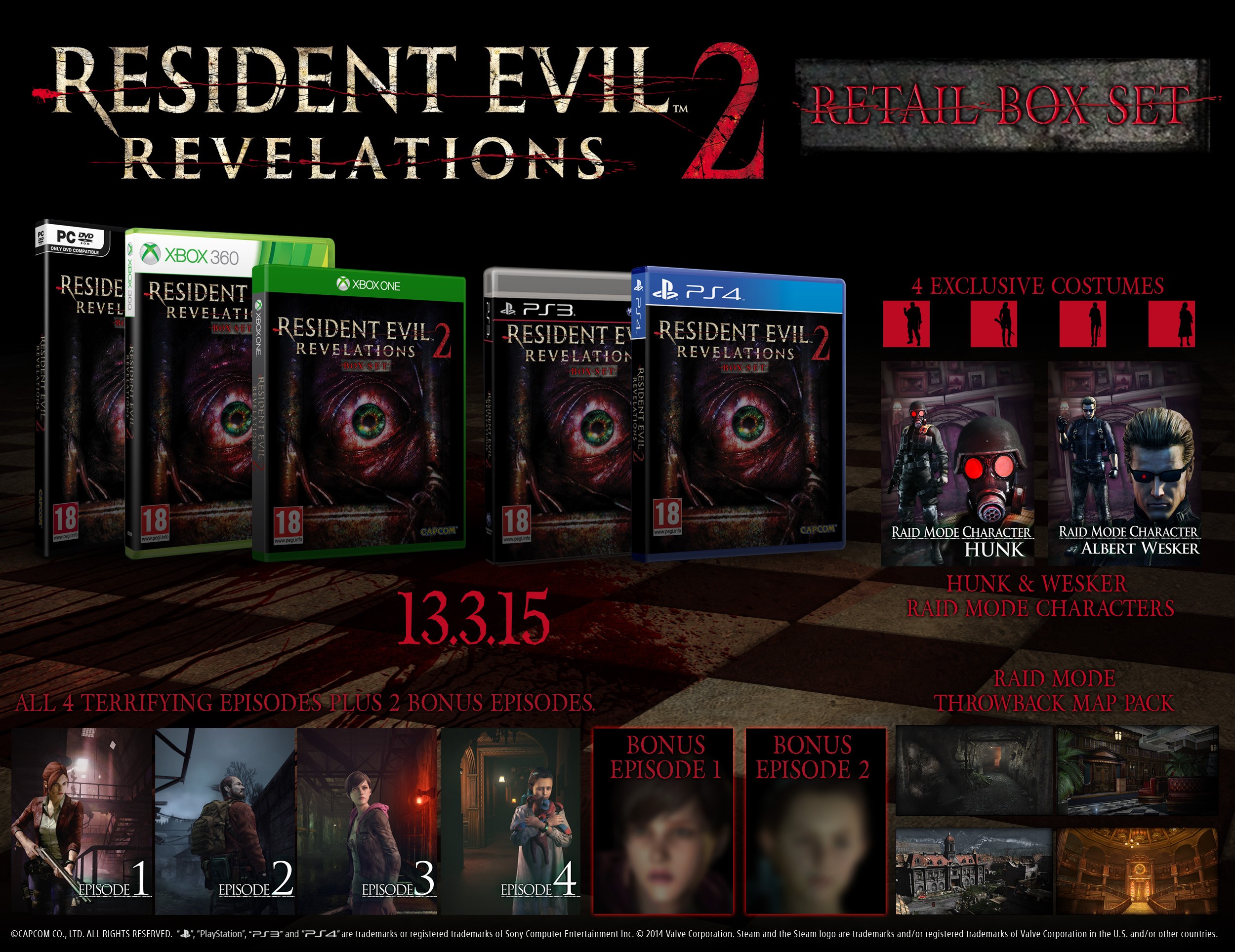 Resident Evil Revelations Сохранения