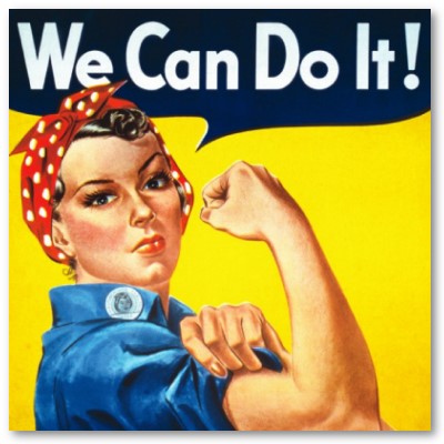 Rosie the Riveter is a symbol of feminism, female empowerment