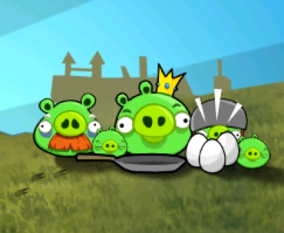 Angry Birds on Angry Birds Ios Screenshot   Rovio Working On  Angry Pigs  Sequel To