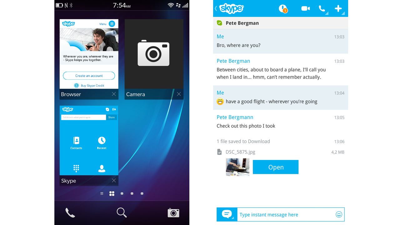 Skype Officially Available on BlackBerry Z10 Handsets