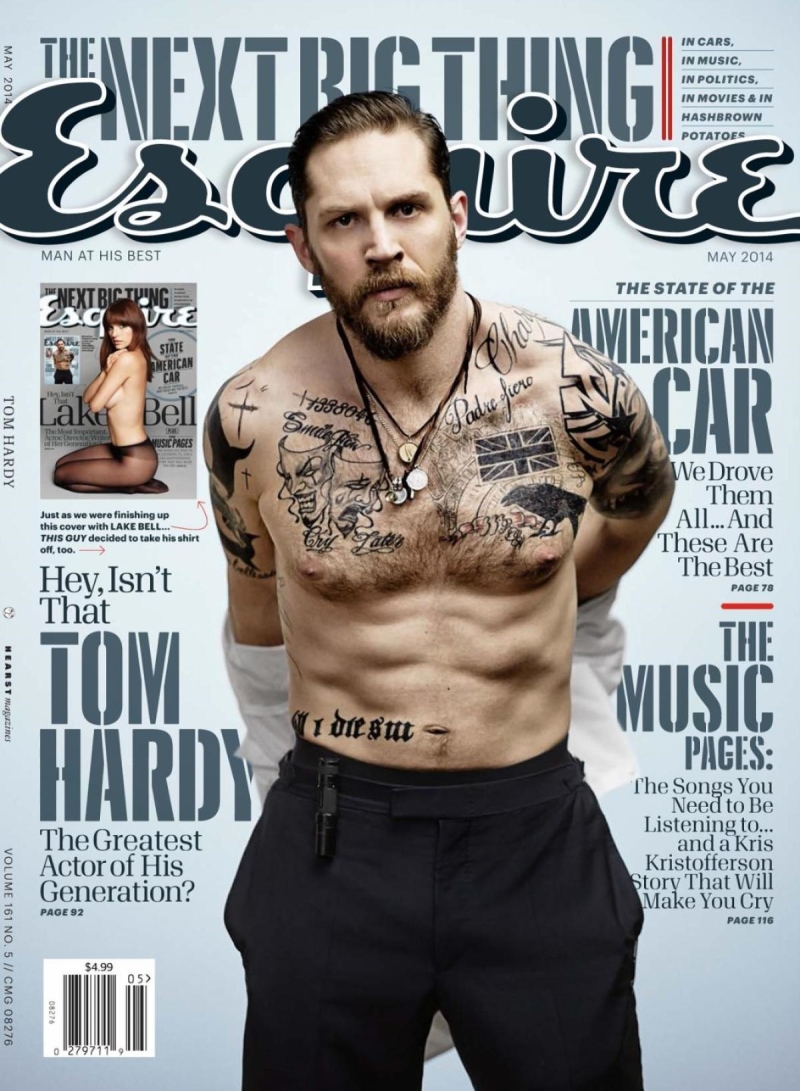 Tom Hardy Esquire Cover