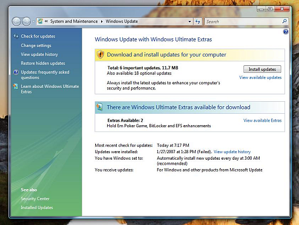 How To Upgrade Windows Vista Ultimate To Windows 7 Professional