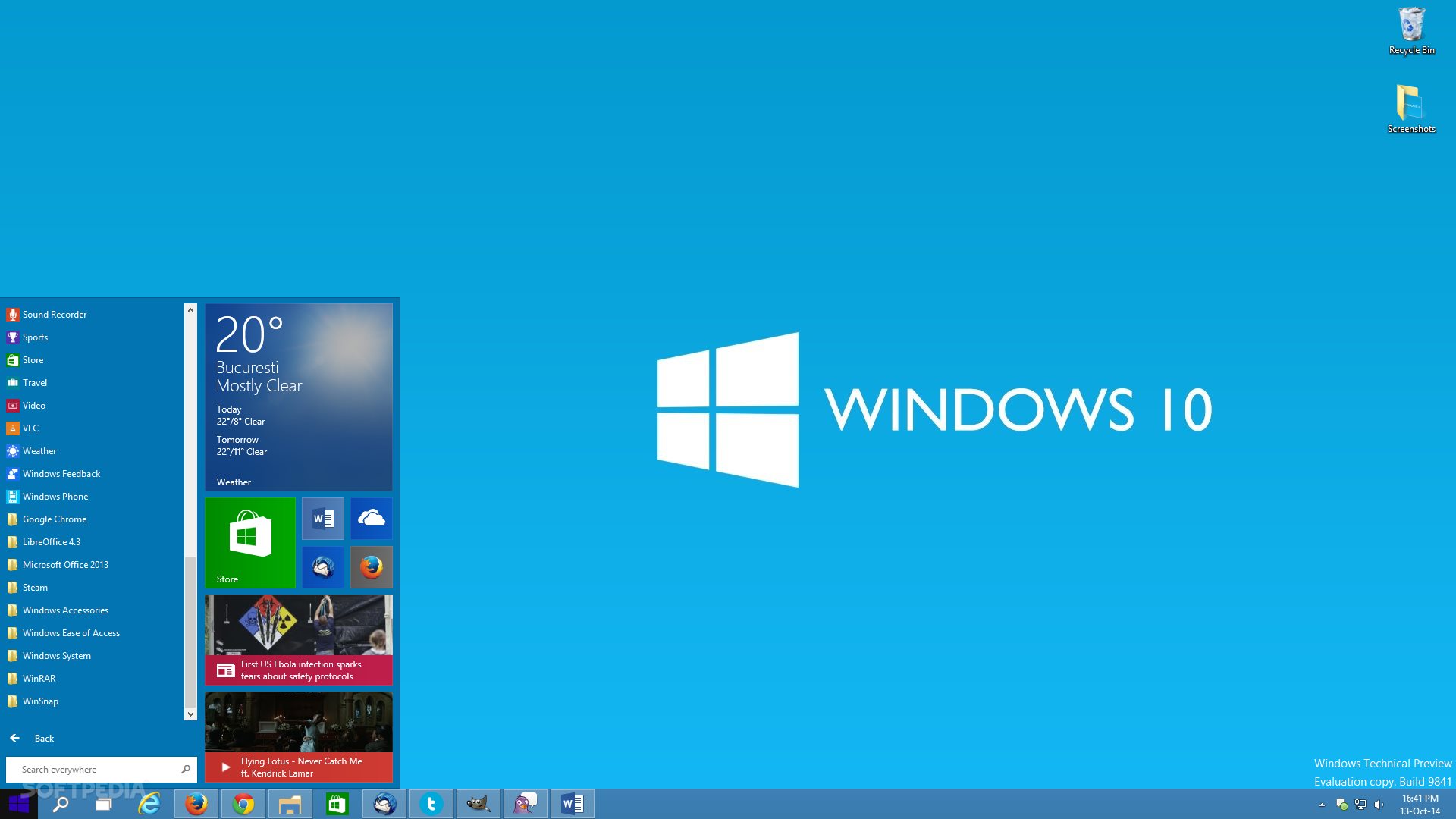 Windows 10 Consumer Preview References Spotted in Testing Builds1920 x 1080