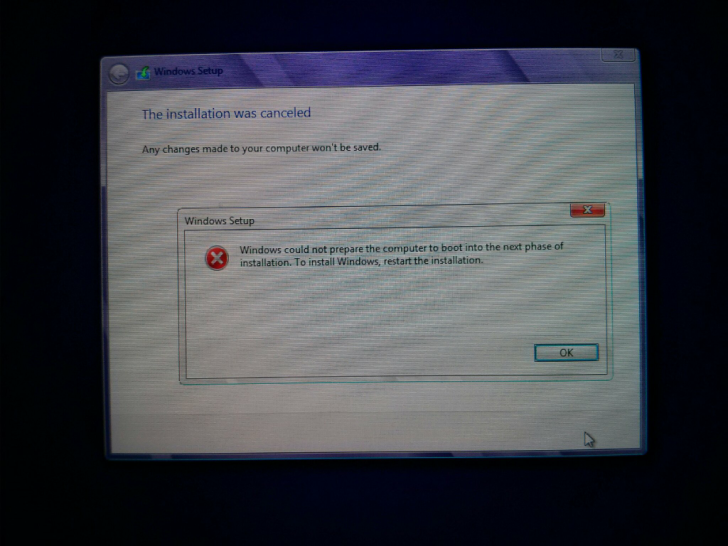 Windows Installer Failed To Install The Program