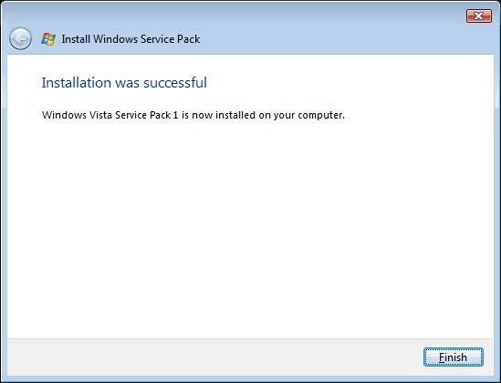 Windows Vista Service Pack 2 Install Issues