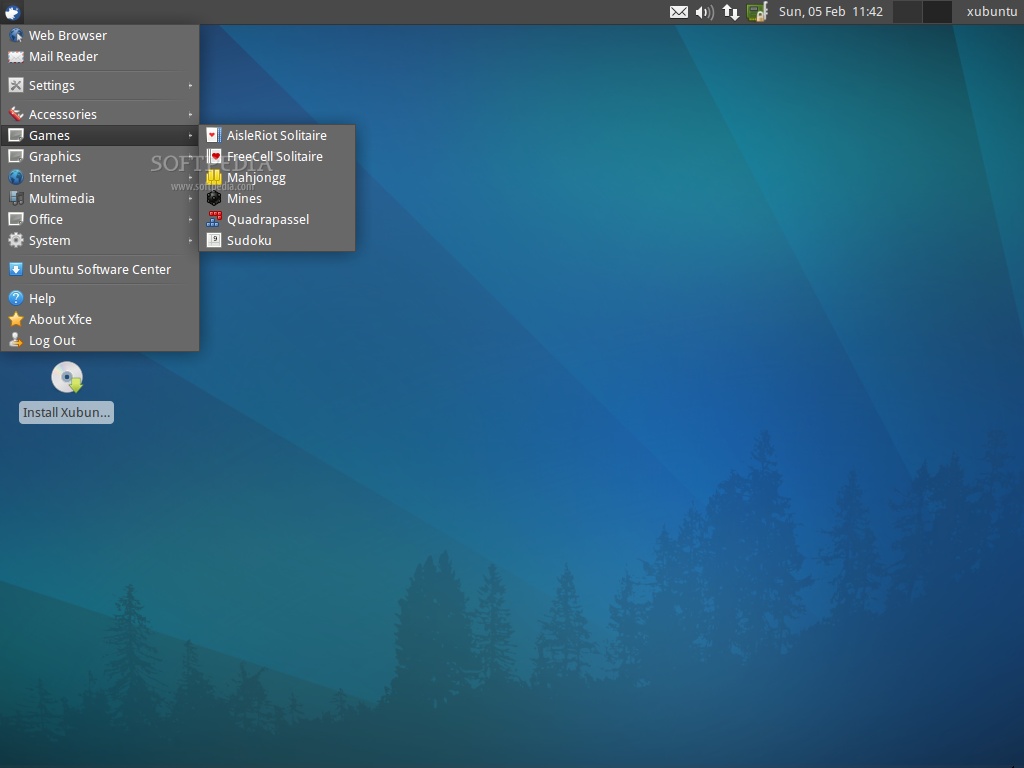 Скриншоты Xubuntu 12.04 LTS