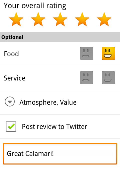 You Can Tweet Your Hotpot Reviews from Android Devices Now
