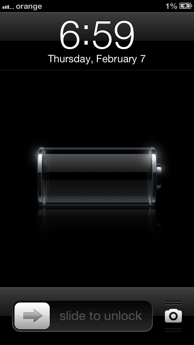 ... Don’t Get to See Your iPhone’s Battery Meter like This Very Often