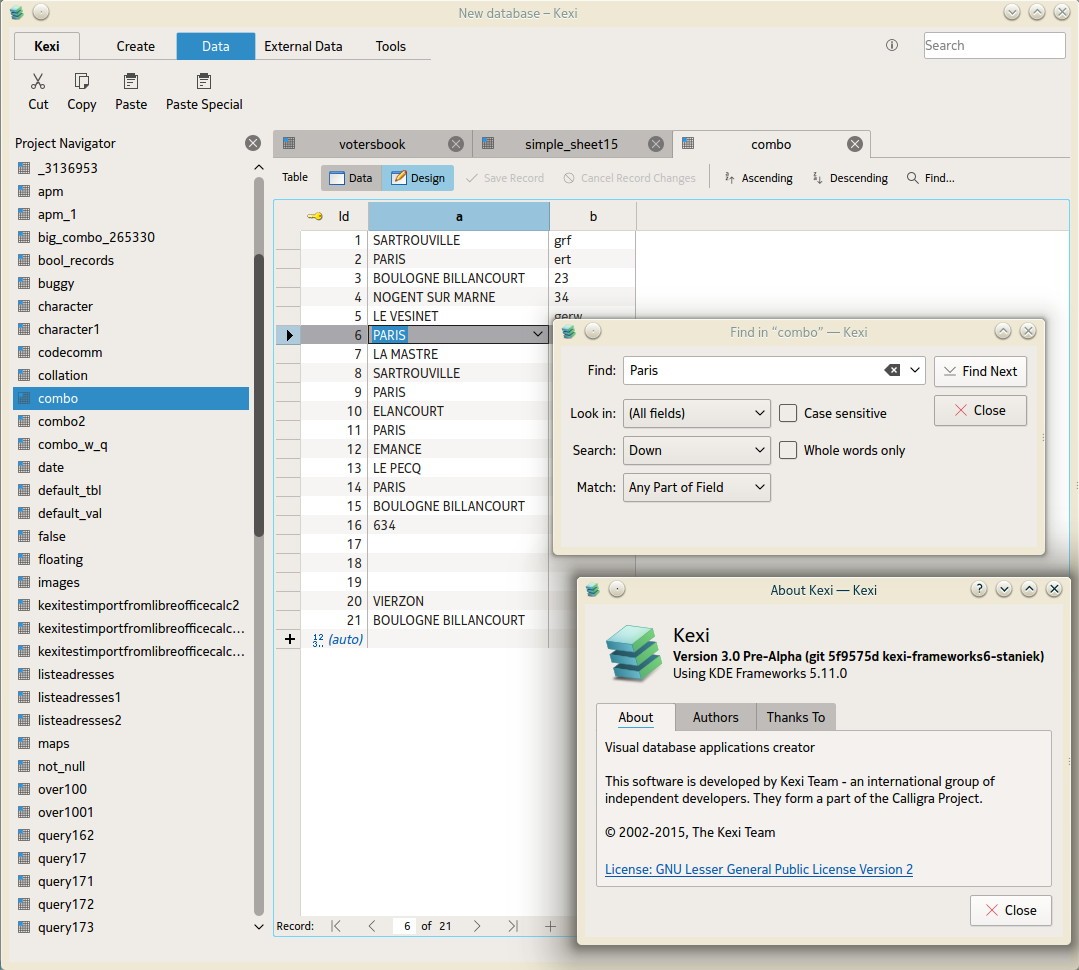 Calligra's Kexi 3.0, a Microsoft Access Alternative for Linux, to Use KDE Frameworks 51079 x 970