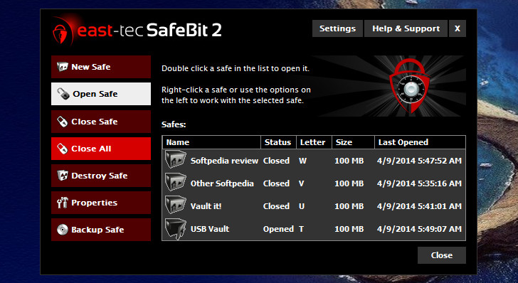 east-tec SafeBit 2 - 文件加密软件丨“反”斗限免