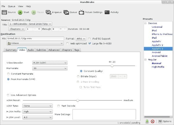HandBrake 1.0.3 Open-Source Video Transcoder Improves 2 ...