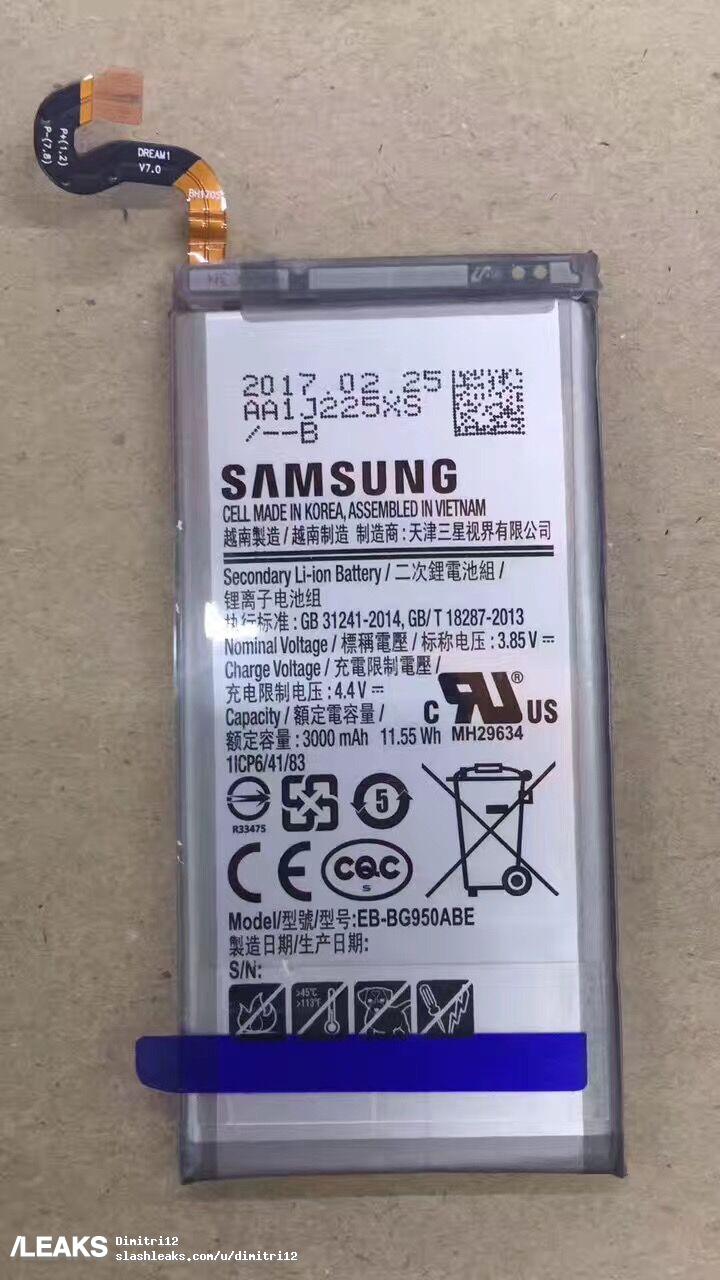 Image result for battery of samsung galaxy s8 and s8+