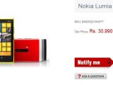 Nokia Lumia 920 price tag